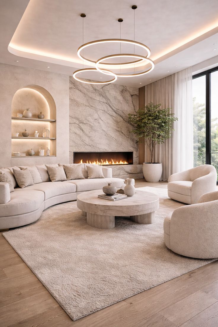 Luxury living interior