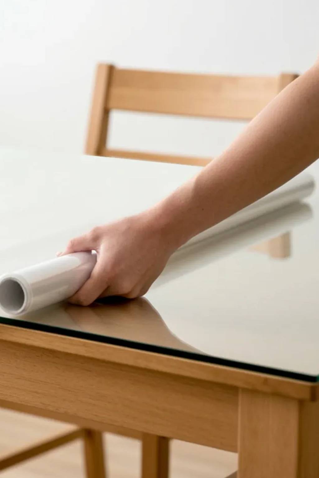 Glass table protection