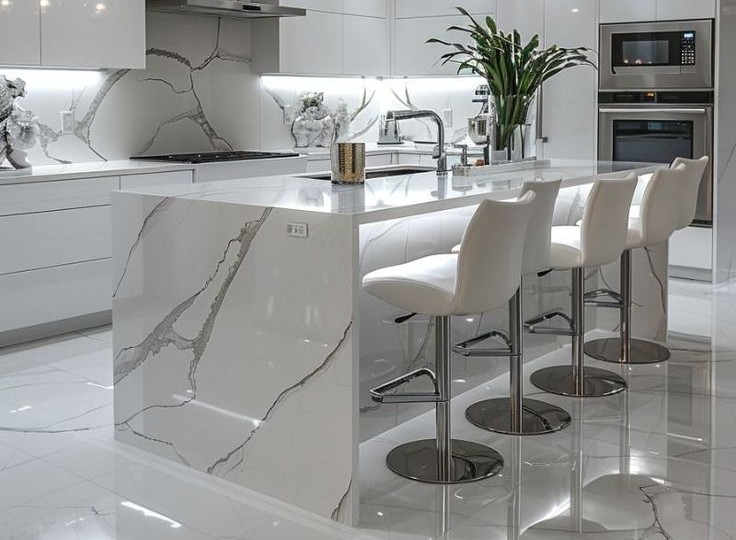 Marble film application